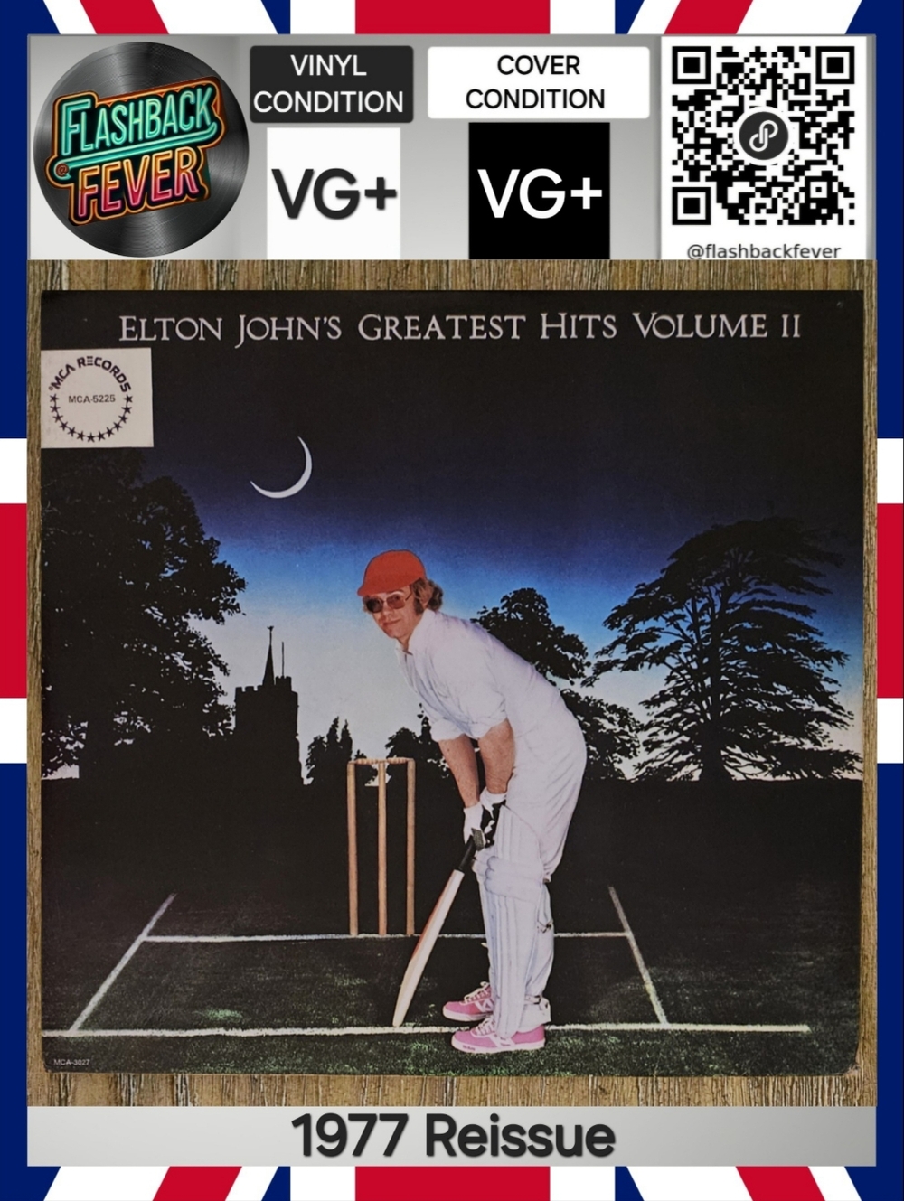 ELTON JOHN•Greatest Hits Volume II•1977 US  (#MCA-3027/5225) Pinckneyville Press